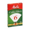Melitta Cone Coffee Filters White No. 6 40 Count