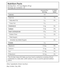 Vitacost 6 PACK - Superfine Brown Rice Flour - GMO and Gluten Free - 32 oz (Total 12 lbs)