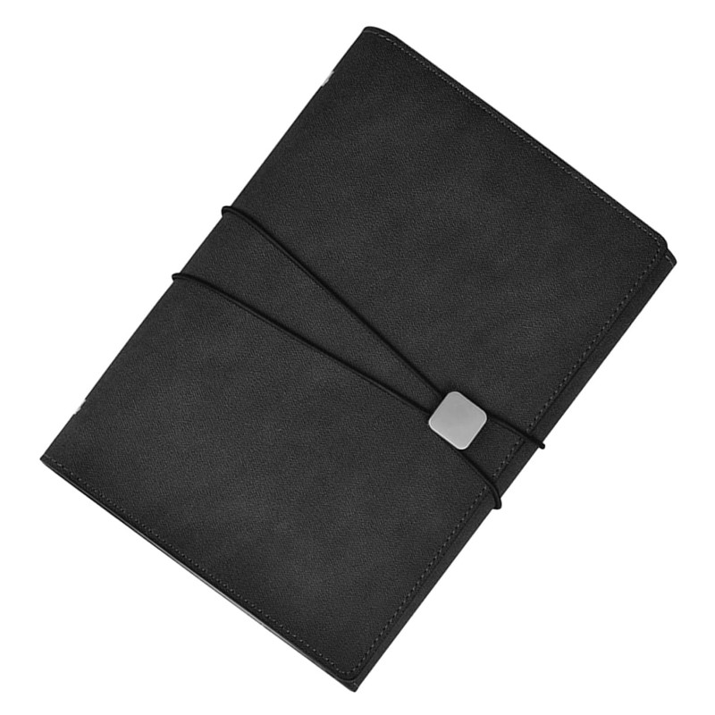 Operitacx Business Style A5 Notebook with Strap and Pen Holder