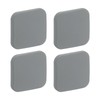 uxcell Door Stoppers Wall Protector, 4pcs Soft Silicone Door Handle