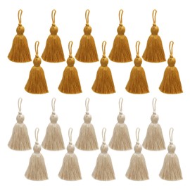 Pack of 20 Bookmark Tassels, Key Chain Tassels, Key Chain Decorative Tassels, Bracelet Tassels, School Bags, Backpack Decorative Tassels
