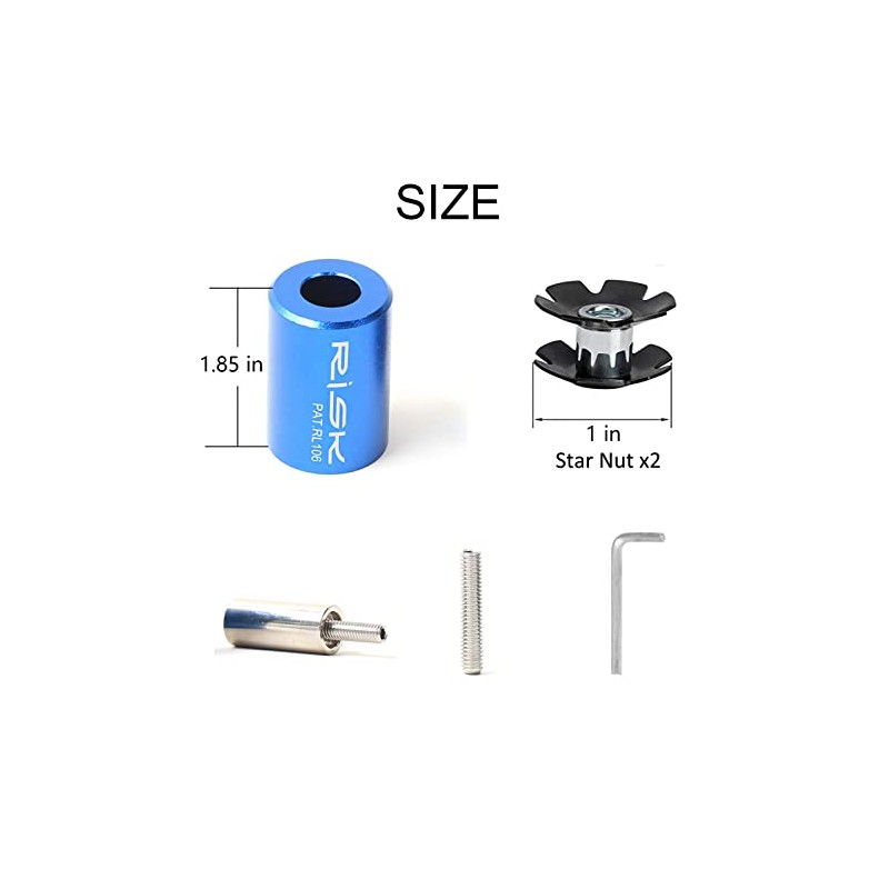 BSSOK Bike Fork Star Nut Setting Tool with 2 Bicycle