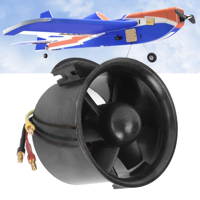 Ducted Fan 6 Blades 70mm High Rigidity Brushless Motor for