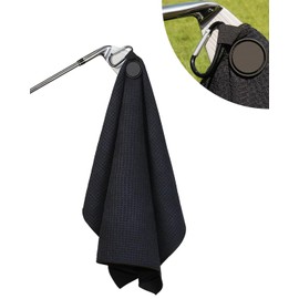 Golf Towel Golf Towel Golf Cleaning Golf Club Cleaning Equipment Golf Accessories Golf Clean with Buckle (40cmx40cm)