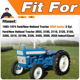 1103-0004 Carburetor Compatible with 1965-1974 Ford 3000 Tractor,New Holland 3000 Tractor 3 Cyl Replace# R4100,R8553,C5NE9510C,D3NN9510B,E1NN9510BA