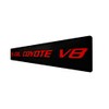 5.0L Coyote V8 RED on Black Highly Polished Real Aluminum