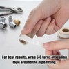3 Pcs Tub Spout Adapter Length 20 mm G1/2 Male