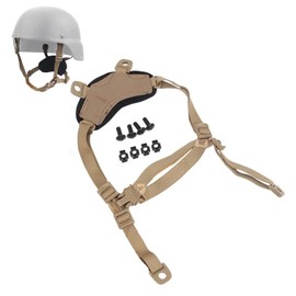 ATAIRSOFT Helmet Chin Strap 4 Points General Suspension System with Bolts and Screws for Tactical Fast ACH MICH IBH Helmets