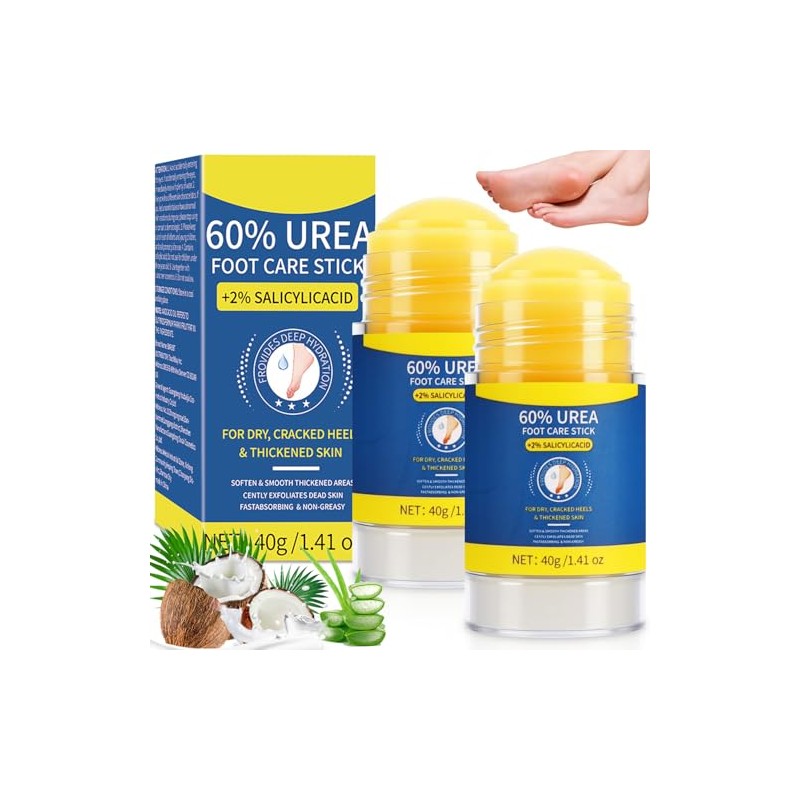 NEARPOW 2 Pack Crema Hidratante para Pies, Repara e Hidrata
