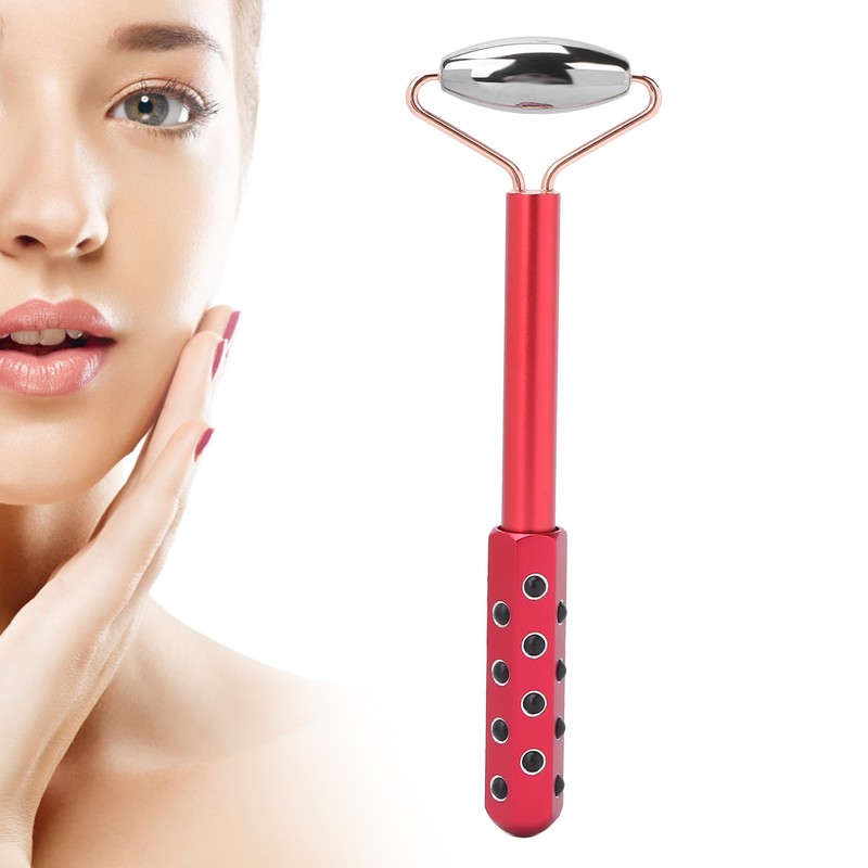 Germanium Granule Face Beauty Roller Massager Terahertz Stone Massage Tool
