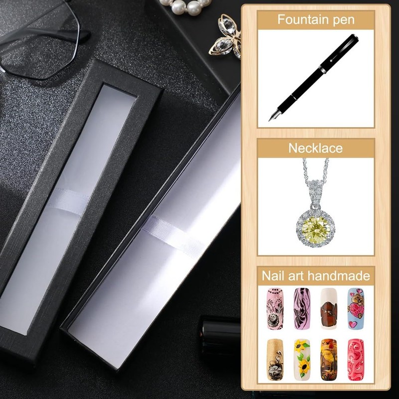 Dedjgoo 16 Piece Empty Pen Gift Box Cardboard Case Black