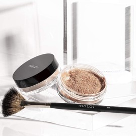 Inglot Glitter Dust Feb for Face Eyes Body, Highly Pigmented, Ultimate Shimmer in Powder, Trendy Look, 2.5 g : 01