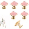6 Pcs Clover Knobs Dresser Cabinets Kitchen Cupboard Pulls Drawer