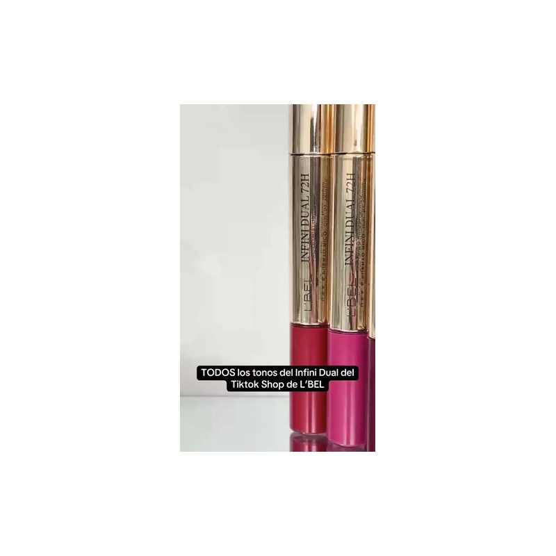 Labial Infini Dual Mate Satinado L'bel