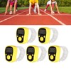 5PCS Finger Counter Adjustable Reset Button 5 Digit Number Hand