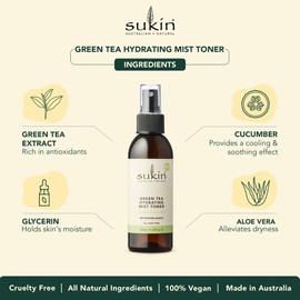Sukin Green Tea Hydrating Mist Toner 125 ml