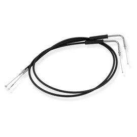 35.4" 39" 43" 47" 51" 55" 59" Stainless Steel Throttle Cable Wire Kit Idle Cable Compatible with Harley Dyna Softail XL 883 1200 Fat Boy Heritage Road King Throttle Clutch Cable Wire(39")
