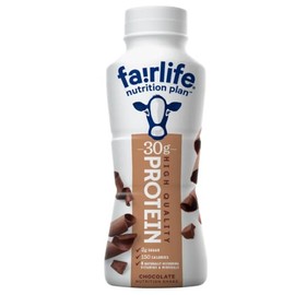 Fairlife Nutrition Plan, 30g Protein Shake, Chocolate, 11.5 fl oz, 18-pack Plus 2 Sugar-Free White Peach Hydration Sticks