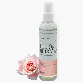 Loción Hidratante 230ml  Ligera  Piel Suave  Fresca  Revitalizada  Textura No Grasa  Con Agua De Rosas  Hamamelis  Benjuí  Hidratación  Cuidado Diario