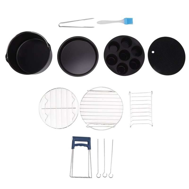 For Air Fryer Pans Set Heatproof Easy Cleaning Stainless Steel
