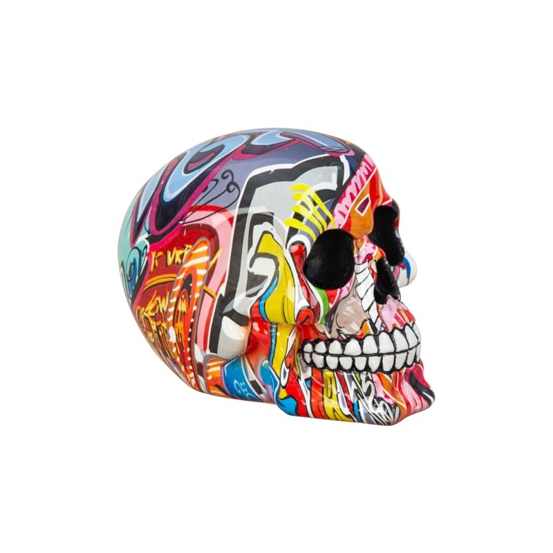 Lifestyle & More Skull Sculpture Decorative Figure Pop Art Made