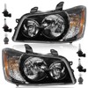 Headlight Assembly Compatible with Toyota Highlander 2001 2002 2003 Halogen
