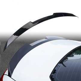 Trunk Spoiler Wing Compatible with Honda Accord 10th Gen 2018 2019 2020 2021, Trunk Lip Spoiler with ABS Plastic for 4 Door Sedan Automotive Exterior Accessories (Glossy Black