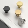 Amerdeco 10 Pack Champagne Bronze Knurled Cabinet Knobs Kitchen Cabinet