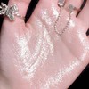 KARLOR Face Highlighter Palette, Shimmer Glitter Bronzer Makeup, Pealen White