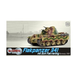 Dragon Models Ultimate Armor Flakpanzer 341 with 2cm Flakvierling Building Kit (Germany 1945), Scale 1/72