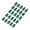 25Pcs/Set Green Mushroom Head Switch IP65 Plastic Mini Button Switches