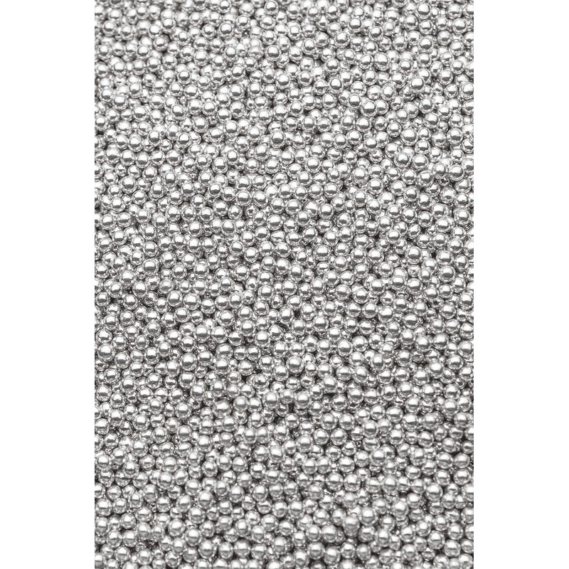 SPRINKLY - Metallic Pearls - Silver - 4mm - 30g