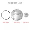 YHMTIVTU Chrome 103 Derby Timing Timer Cover For Harley Touring