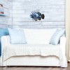 TOPPERFUN Iron ​​animal Wall Hanging, 10.22x7.86in Tropical Decoration, Summer Marine