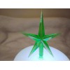 Green Modern Large Star for Ceramic Christmas Tree Topper