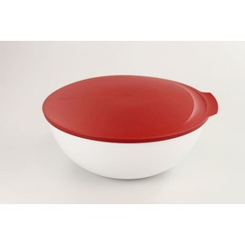 TUPPERWARE Allegra 5.0 L Red White Serving Bowl