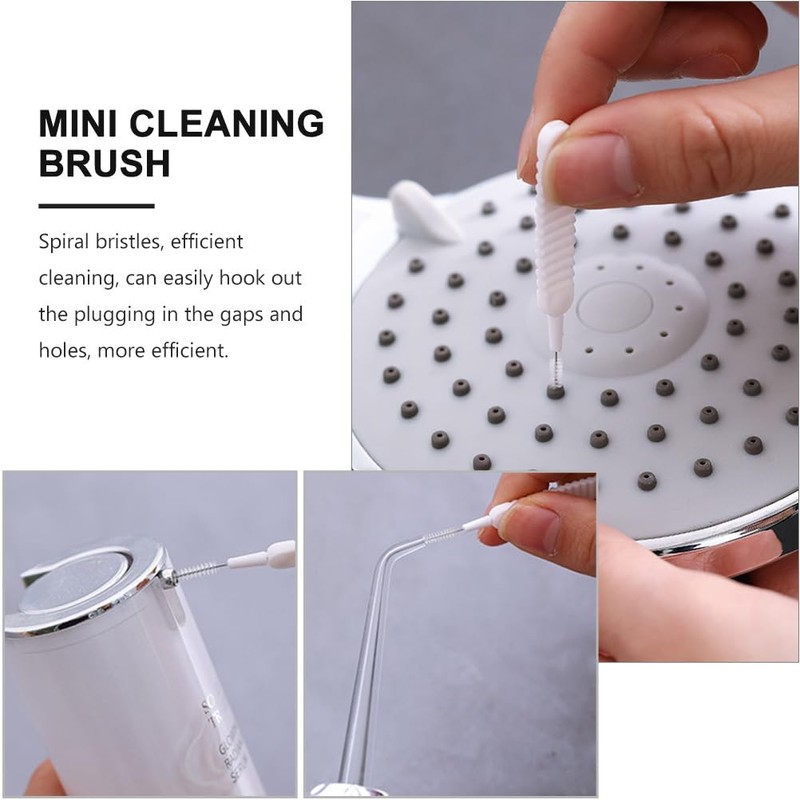 FOMIYES 20pcs Environmental Friendly Cleaning Brushes Drain Sprayer for Kitchen