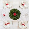 Table Runner Christmas Stars Table Runner Transparent Silver 28 cm