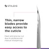 STALEKS Pro Expert SE-50/3 - Tijeras profesionales para cutículas (longitud