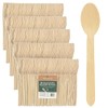 Pack of 500 Disposable Wooden Cutlery Party Picnic Tableware Eco