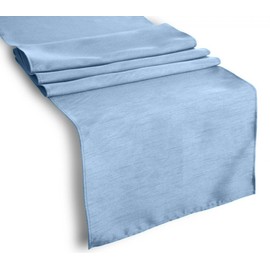 Tablecloth Runner Polyester 13 X 72 Inch Steel Blue By Broward Linens