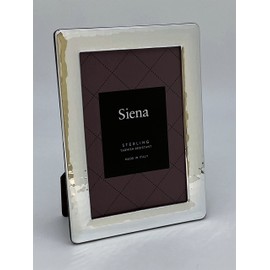 Siena 8x10 Sterling Silver Hammered Picture Frame, Boutique Quality Photo Frame
