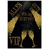 A4 XXL Leaving Card VIP Bubbles with Envelope - Premium