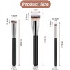 3Pcs Makeup Brush Set – Foundation, Concealer & Flat Top