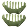 Outanaya Scalp Massager Beeswax Combs Set Head Care Comb for