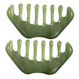 Outanaya Scalp Massager Beeswax Combs Set Head Care Comb for Comfortable Scalp Massage