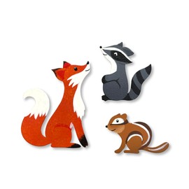 Roeda Brighten Your Life 14723m Fall Harvest Animals Set of 3 Assorted Woodland Animal Magnets Made in USA