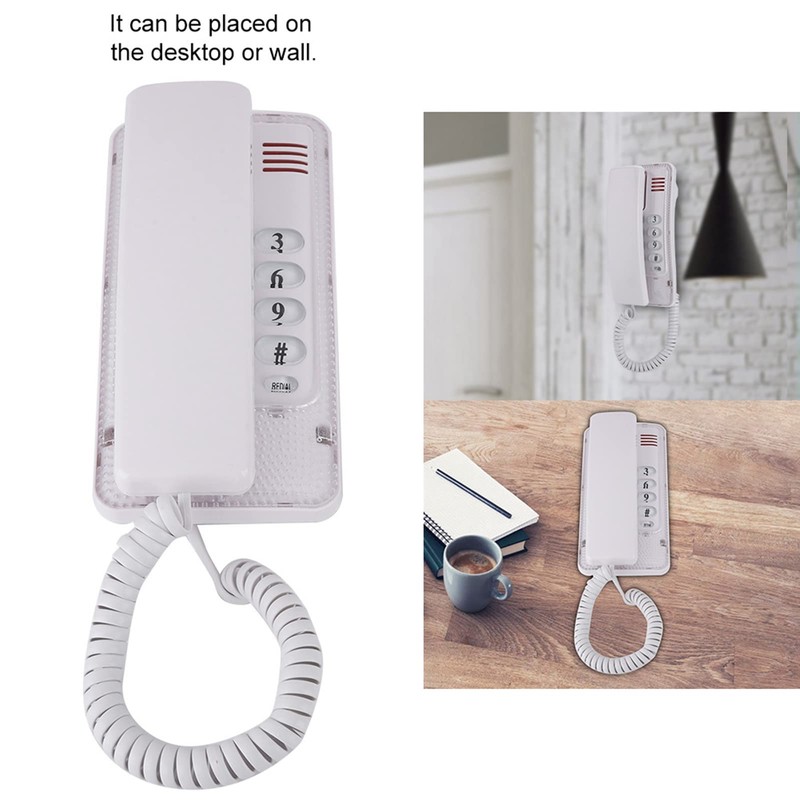 Corded Landline Telephone, Landline Phone with Flash Last Number Repeat