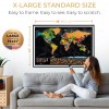 TRIPA TRIPS XL Scratch off World Map with All 233