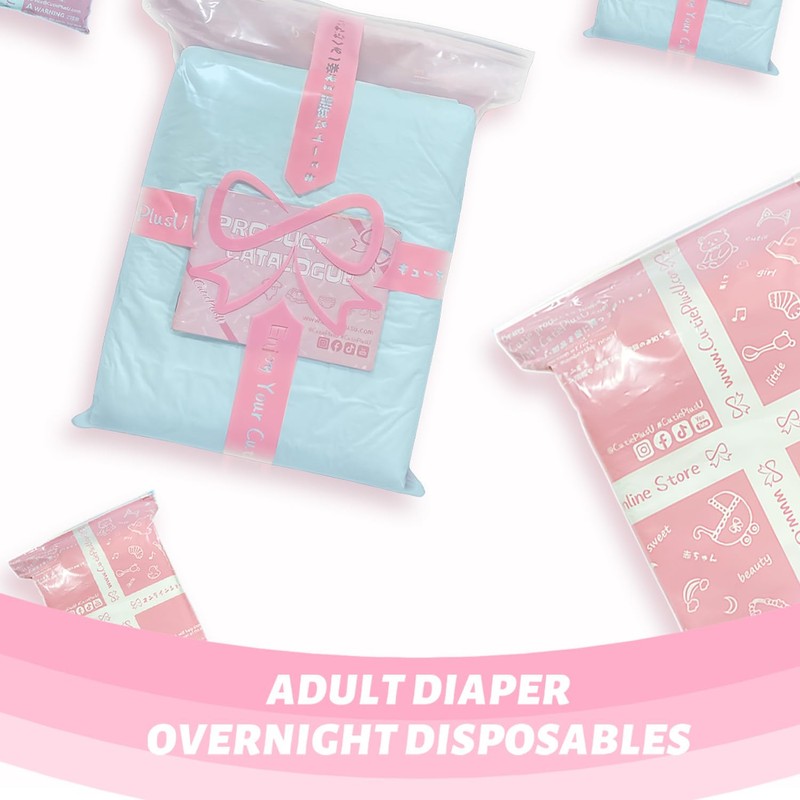 CutiePlusU Adult Diapers Heavy Absorption Dry Surface Disposable Adult Diaper